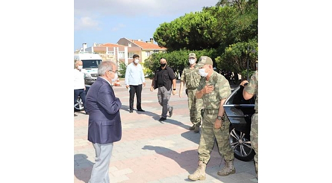 Korgeneral Aksakallı'dan veda ziyaretleri