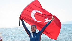 Milli dalışçı Birgül Erken'den yeni dünya rekoru denemesi