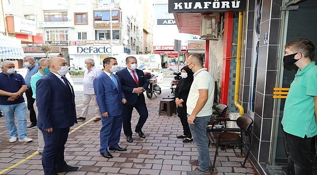 Çanakkale Valisi Aktaş'tan esnaf ziyareti