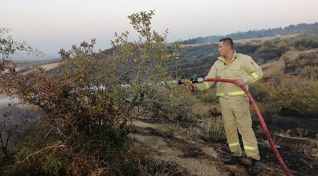 Gelibolu'da çıkan orman yangını kısmen kontrol altına alındı