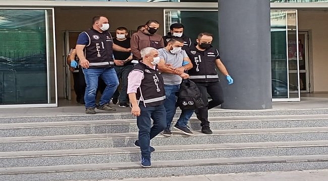 Bursa'da suç örgütü operasyonunda biri polis 3 şüpheli tutuklandı
