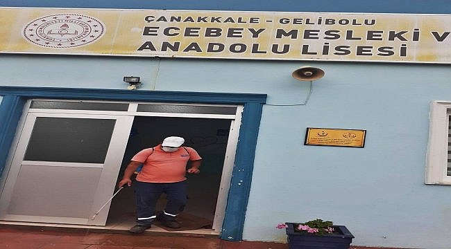 Gelibolu'da okullar yüz yüze eğitim için hazırlandı