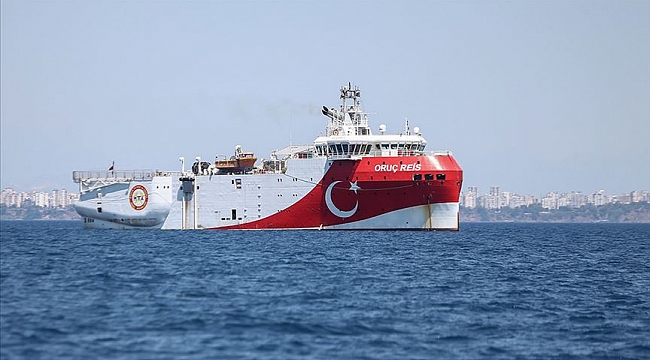 Oruç Reis gemisi Doğu Akdeniz'de 22 Ekim'e kadar çalışacak