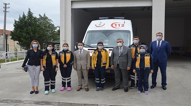 Vali İlhami AKTAŞ, 112 Sağlık Hizmetleri Birimlerini Ziyaret Etti