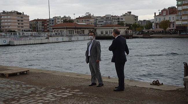 Vali İlhami AKTAŞ, Çanakkale Merkezde Bulunan İskeleleri İnceledi