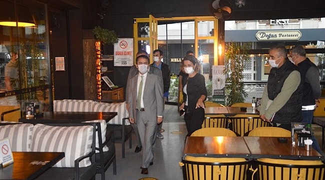 Vali İlhami AKTAŞ, "Sağlık Hepimiz İçin" mottosu ile koronavirüs denetimi gerçekleştirdi.