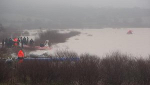 Ayvack'ta baraj suyunda kaybolan kişiyi arama çalışmaları 4'üncü gününde devam ediyor