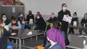 Çanakkale'de jandarma kadına yönelik şiddetle mücadele eğitimi verdi