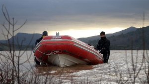 Çanakkale'de baraj suyunda kaybolan kişiyi arama çalışmaları 6'ncı gününde devam ediyor