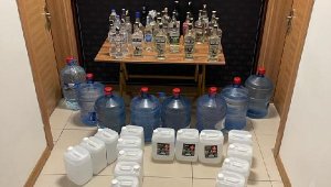 Çanakkale'de sahte içki operasyonu: 1 gözaltı