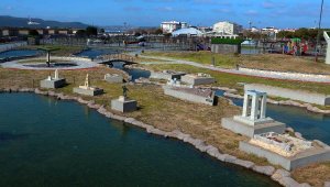 Hamidiye Tabyasındaki 'Gelibolu Yarımadası Minyatürü' ilgi görüyor