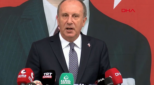 Muharrem İnce'den 'Yolumu ayırıyorum' açıklaması