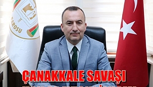 Çanakkale Baro Başkanı Av. Bülent Şarlan'ın 18 Mart Çanakkale Deniz Zaferi Mesajı