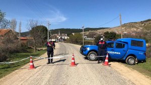 Çanakkale'de bir köy daha karantinaya alındı