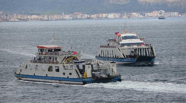 Gökçeada ve Bozcaada'ya feribot seferleri yapılamıyor