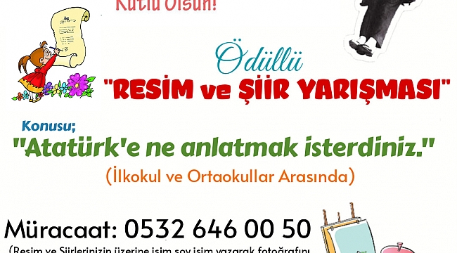 Ayvacık Belediyesi’nden 23 Nisan’a özel ödüllü resim ve şiir yarışması