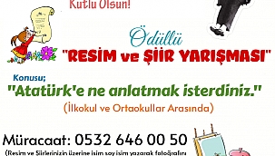 Ayvacık Belediyesi’nden 23 Nisan’a özel ödüllü resim ve şiir yarışması