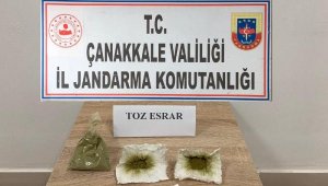 Çanakkale'de uyuşturucu operasyonu: 2 gözaltı