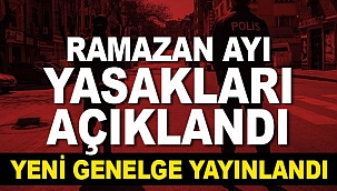 İçişleri Bakanlığı'ndan 81 ile 'Ramazan Tedbirleri' genelgesi