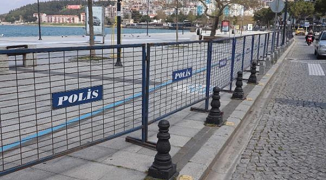 Vaka sayıları artan Çanakkale'de, sahiller ve parklar halka kapatıldı