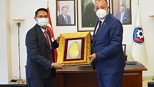 ENDONEZYA CUMHURİYETİ İSTANBUL BAŞKONSOLOSU ÇTSO’YU ZİYARET ETTİ