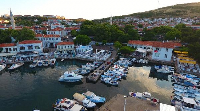 Bozcaada'da "drone"lu müsilaj raporu