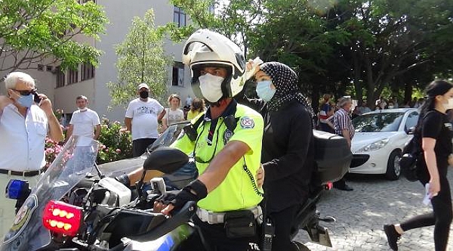 Polisten, YKS'ye yetiştiremediği öğrenciye: Özür dilerim kızım, hakkını helal et