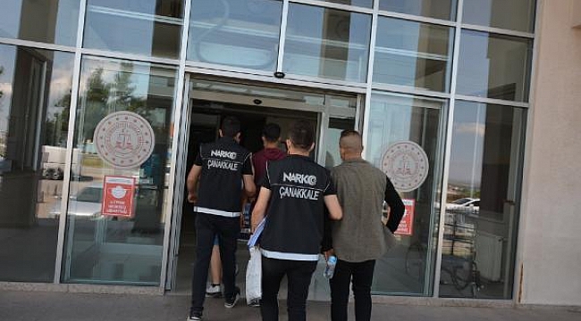Çanakkale'de uyuşturucu operasyonu: 3 tutuklama