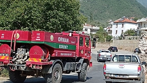 Kazdağları'nda orman yangını
