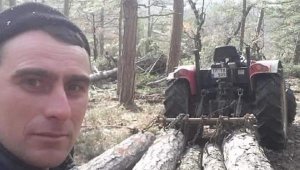 Üzerine tomruk düşmesiyle yaralandı, ambulans helikopterle sevk edildi