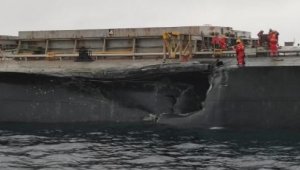 Marmara Denizi'nde iki gemi çarpıştı