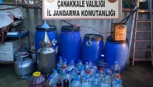 Çanakkale'de sahte içki ve uyuşturucu operasyonu