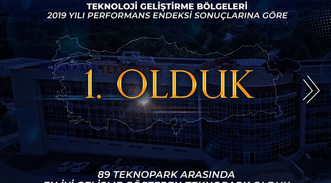 ÇANAKKALE TEKNOPARK TÜRKİYE’DE ZİRVEYE YERLEŞTİ