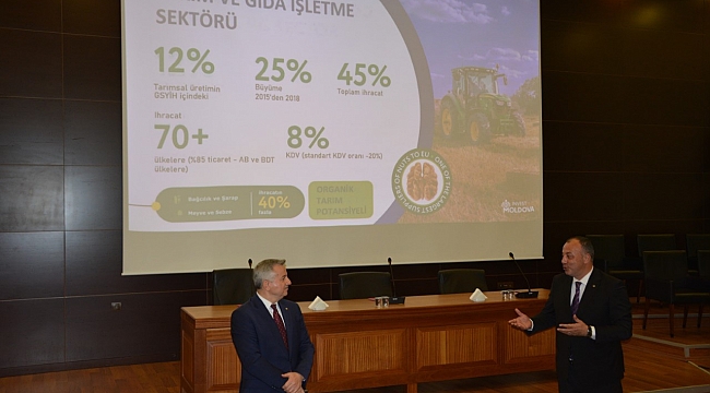 MOLDOVA BÜYÜKELÇİSİ DMİTRİYÖNETİM KURULU VE ÜYELERİYLE BİR ARAYA GELDİ