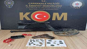 Çanakkale'de tarihi eser kaçakçılığı operasyonu: 1 gözaltı