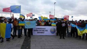 Çanakkale'den Ukrayna halkına destek