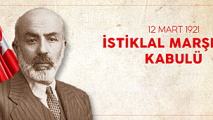 Belediye Başkanı Ülgür Gökhan'ın İstiklal Marşı'nın Kabulünün Yıl Dönümü Kutlama Mesajı