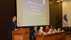 TOPLUMDA ÇALIŞAN KADININ SESİ” PANELİ ÇTSO’DA YAPILDI