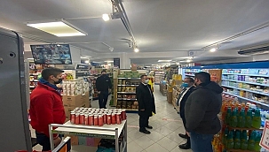 Vali İlhami AKTAŞ, Marketlerde Denetim Yaptı