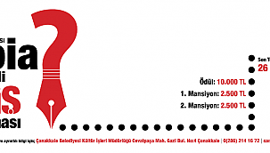 Çanakkale Belediyesi Afiş Tasarım ve Uygulama Yarışması için Başvurular Başladı