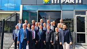 Rıdvan Uz'a Çanakkale teşkilatından hayırlı olsun ziyareti