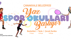 Çanakkale Belediyesi Yaz Spor Okulları Başlıyor