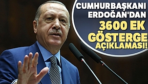 Cumhurbaşkanı Erdoğan'dan 3600 ek gösterge müjdesi: Tüm memurlarda 600 puanlık yükseltmeye gidilecek