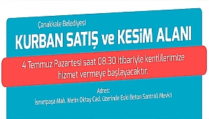 KURBAN SATIŞ VE KESİM ALANINA İLİŞKİN BİLGİLENDİRME VE ÖNEMLİ DUYURULAR