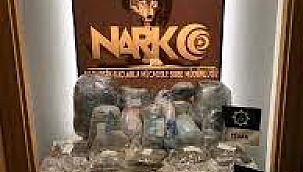 Mardin’den Çanakkale’ye 25 kilo uyuşturucu 