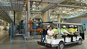 ÇTSO YÖNETİM KURULU BAŞKANI SELÇUK SEMİZOĞLU TOGG FABRİKASINI ZİYARET ETTİ