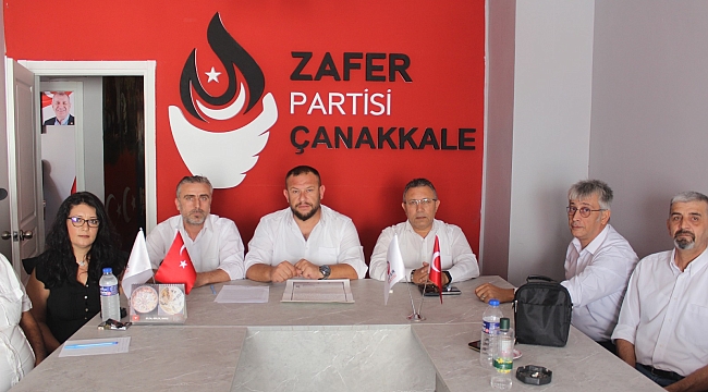 Zafer Partisi Çanakkale İl Başkanı Demir ''Milletin İstiklalini yine Milletin Azim ve Kararı Kurtaracaktır '