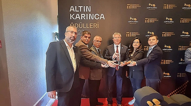 "ÇANAKKALE YEREL KALKINMA MODELİ" ALTIN KARINCA'DA ÖDÜL ALDI