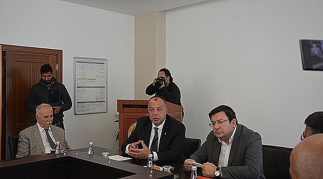 CHP ÇANAKKALE TEMSİLCİLERİNDEN ÇTSO YÖNETİM KURULUNA HAYIRLI OLSUN ZİYARETİ