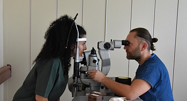  Çanakkale Devlet Hastanesinde Göz Kliniğine Son Teknoloji Argon Lazer fotokoagülasyon Cihazı
